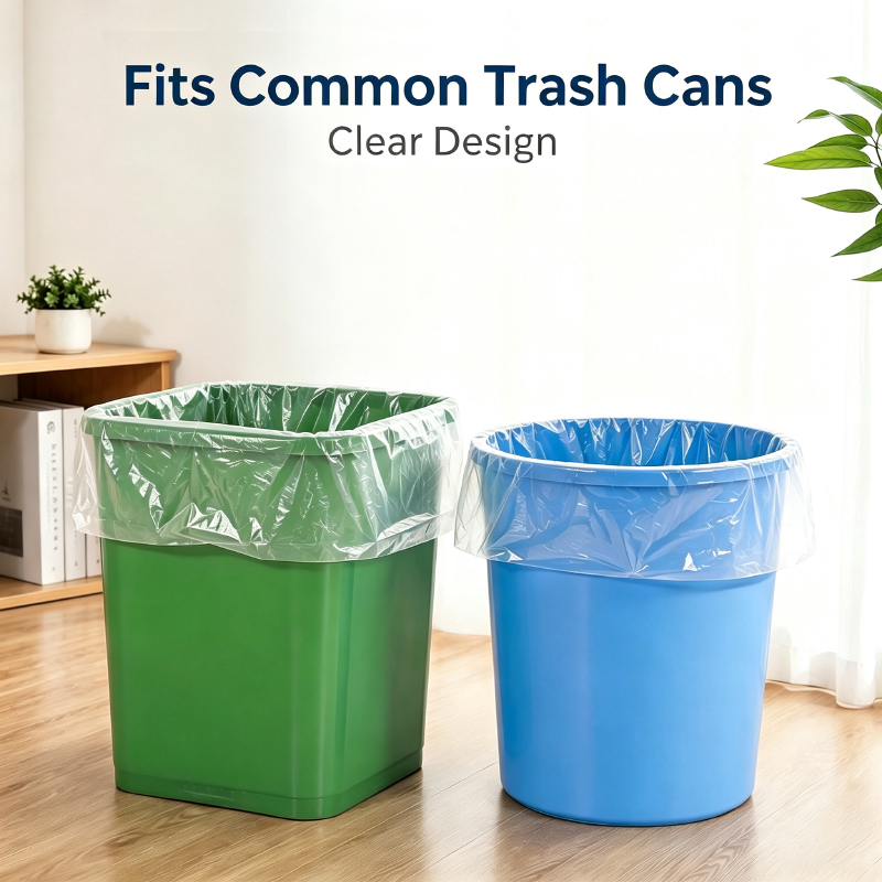 50PCS Clear Trash Bags Large C - Commercial Kitchen Bin 评论和价格