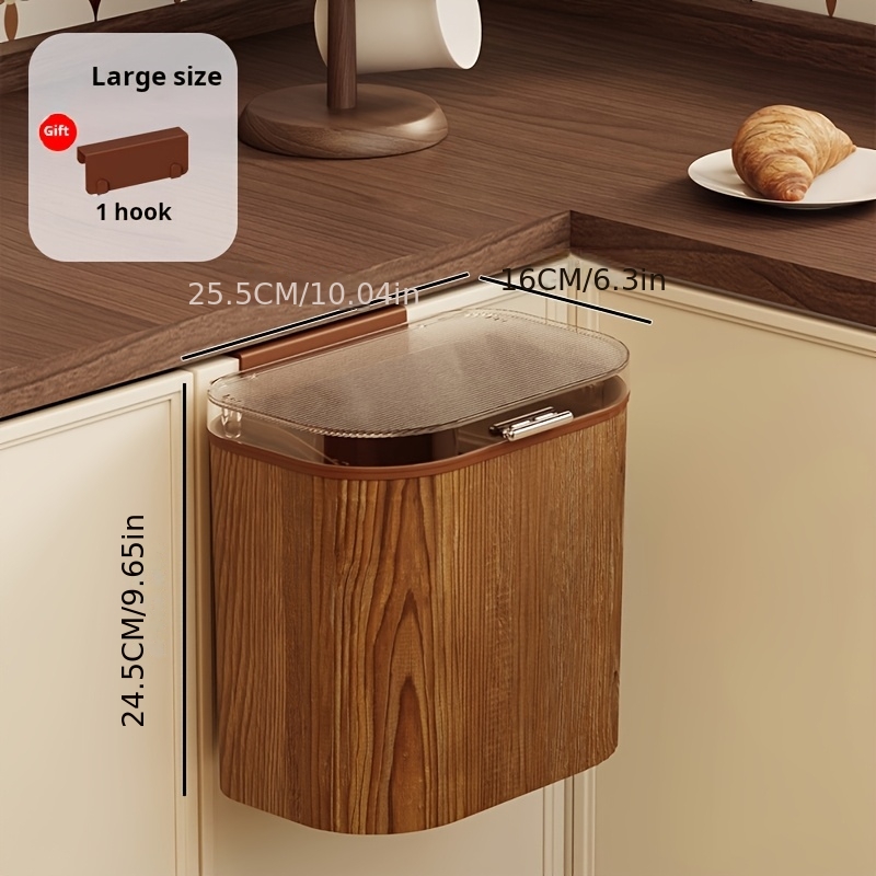 Punch Free Wood Grain Hanging  - Commercial Kitchen Bin 评论和价格